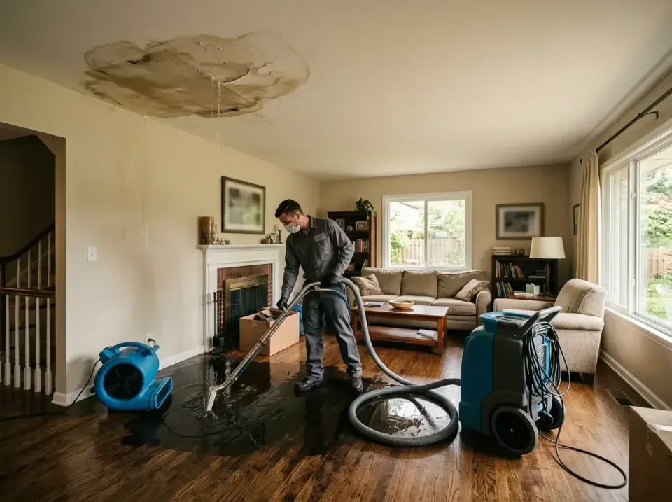 attic-pipe-burst-ceiling-drip-008 — frequently asked questions, Water Damage Restoration & Carpet Care in Marshall, VA